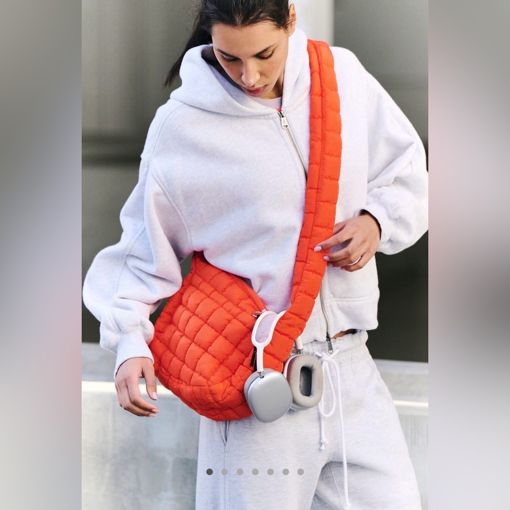 FP Movement - Blue Quilted Carryall Sling Bag - Picture 8 of 10